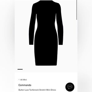 Commando Butter Luxe Turtleneck Mini Dress